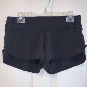 Lululemon Speed Up Short 2.5” Black Size 6